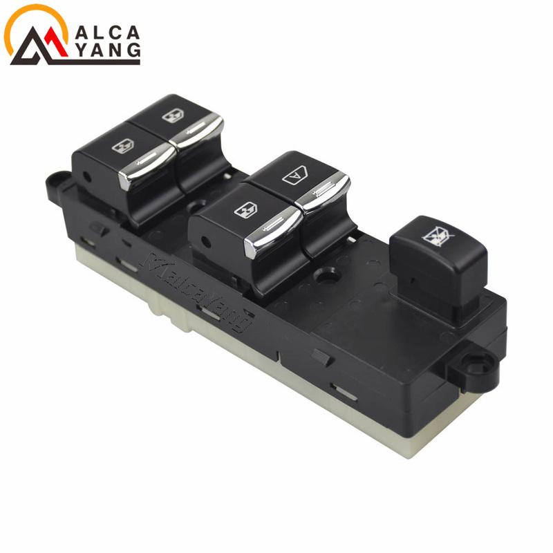 With Chrome Power Window Master Switch 25401-BB65B 25401-JD00B 25401BB65B 25401JD00B For Nissan Pathfinder Navara D40 Qashqai