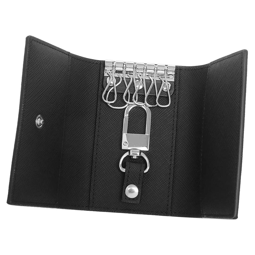 Dunhill Plain Key Case, Black, Men's, 22R2P14PS001R [Used]