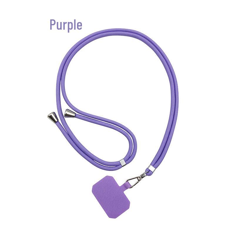 Polyester Crossbody Phone Lanyard with Clip and Shoulder Strap
