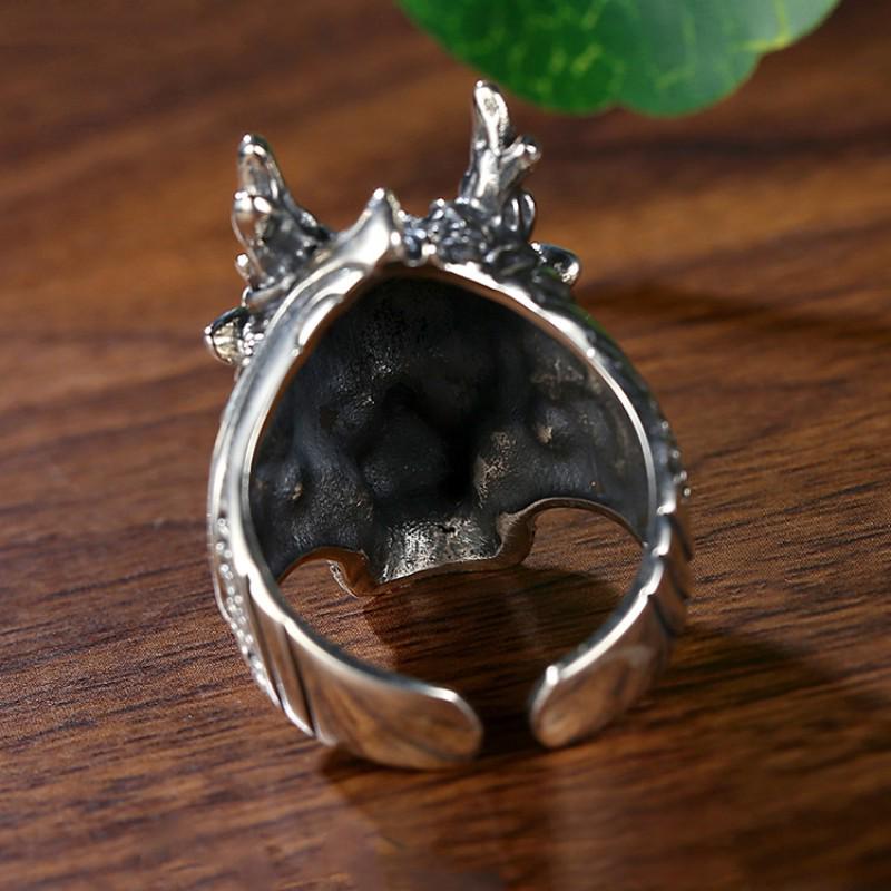 Yanyu Men's Dragon Zodiac Ring: Stylish Ancient Craft with Bold Personality