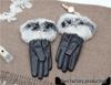 Women’s Winter Touchscreen Sheepskin Gloves - Warm, Windproof, Fur-Lined for Driving, Skiing, Riding
