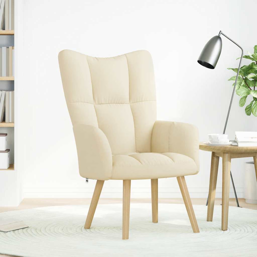 Relax Chair Cream Fabric