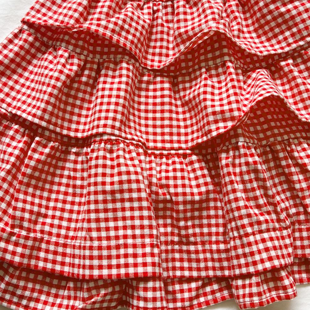 ANKRT Herbst-Winter Eltern-Kind Japanisch-Koreanischer Stil Mädchen Weihnachten Spitze Rot Kariert Kleid