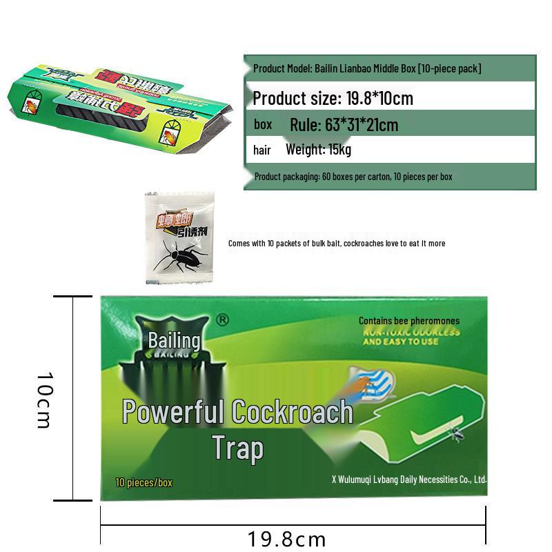 Effektive Schabenfalle für Innenräume - Kontinuierlicher Klebefänger für den Hausgebrauch