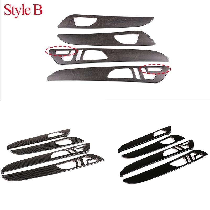 For Mercedes Benz ML GLE GL Class GLS 320 400 Car Styling ABS Carbon Fiber Interior Door Decoration Panel Cover Trim Accessories