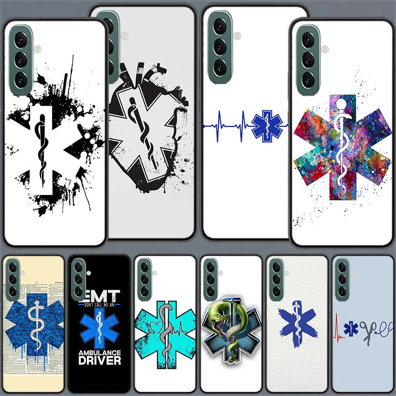 EMT EMS Medical Rescue Phone Case for Samsung A54 A14 A24 A34 A17 A37 A57 A55 A35 A25 A15 A07 A05S A04S A12 A22 A32 A52S A72 Gal