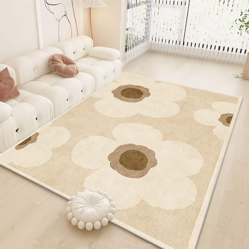 1PC Living Room Ins Style Crystal Velvet Coffee Table Blanket Room Bedroom Non-Slip Bed Blanket Sofa Floor Mat Home Decor