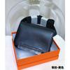 2025 New wide strap geta clog bag leather women's bag commuting versatile one-shoulder crossbody stewardess bag small square bag