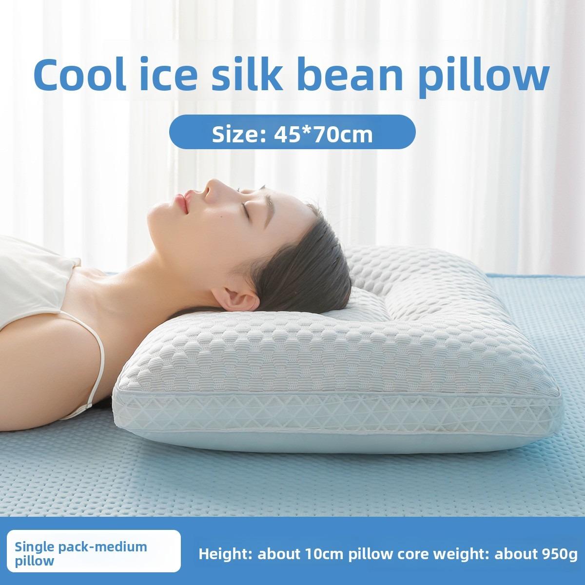 

Качественная массажная подушка для шеи Мягкая регулируемая эргономичная подушка с эффектом памяти Ортопедическая контурная подушка поддержки НОВАЯ 45x70cm