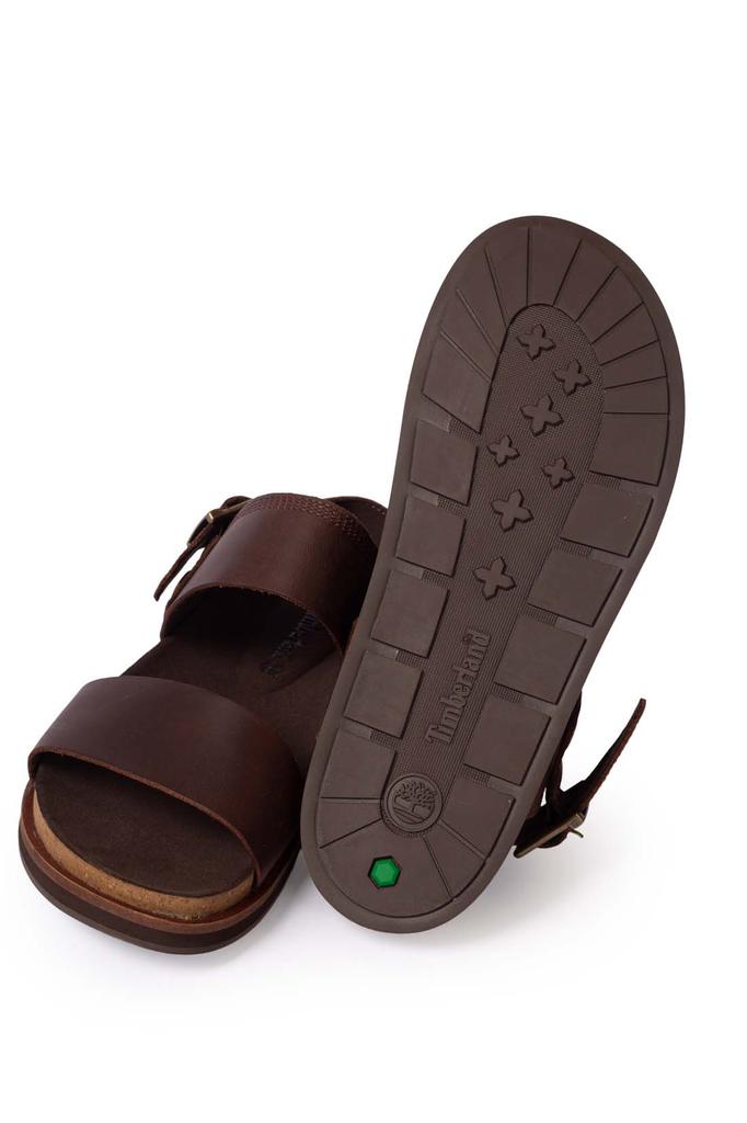 Timberland Amalfi Vibes 2 Band Sandals Eco-friendly Leather Brown
