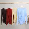 Autumn/Winter Slimming Round Neck Wool Knitwear Top