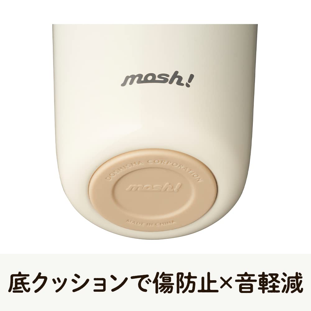 Latte Tumbler with Straw 350ml Mocha Doshisha mosh! Thermal/Cold