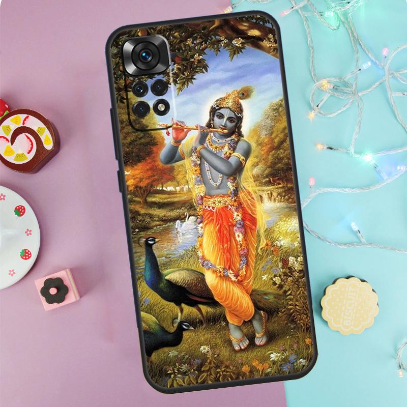 Lord Krishna Radha Case For Xiaomi Redmi Note 14 Pro 9 10 11 12 13 9S 10S 11S 12S Redmi 14C 10C 12C 13C Cover
