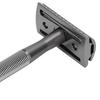 Zinc Alloy     Men Portable Brass Handle Double   Shaving   with Base for Face Grooming