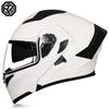 Orz-992-Motorcycle Helmet, Men's and Women's Open Face Helmet, Dual Mirror Motorcycle, Four Season Personalized Tail Wing