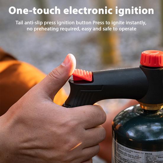 Yousheng Propane Torch with Safety Lock Adjustable Flame Bonfire Torch for Outdoor BBQ And Weed Burning Charcoal Igniter (No Tank)