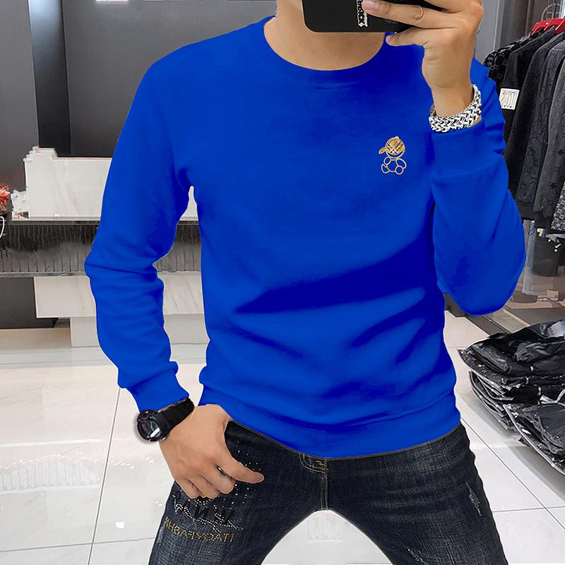 Leichter Luxus Herren 3D Bär Hoodie: Herbst/Winter Lässig Vielseitig Plus Samt Verdickt Trendig Mode
