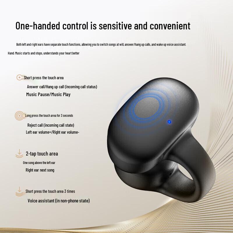 Aigo Ear-Clip Bluetooth Sports Earphones