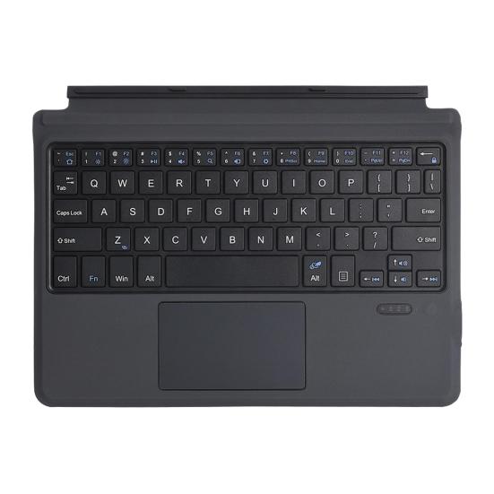 Tablet Keyboard & Protective Case Black Wireless Bluetooth-compatible Keyboard with Colorful Backlight Plastic Tablet Protector for Microsoft Surface