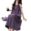 Korean Fashion Dress With Knitted Fabric And Hood For Casual And Travel Use