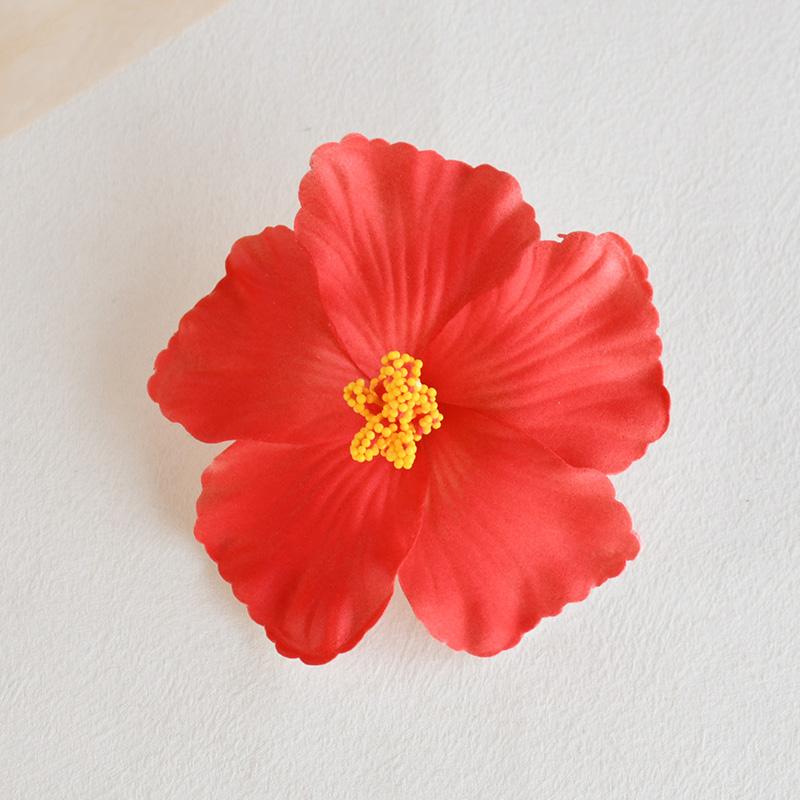 5/10Pcs 10cm Hibiscus Flower Hawaiian Party Summer Beach Birthday Table Decoration Wedding Artificial Flower DIY Hair Decor Gift