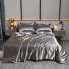 Luxus 100% Seidenbettwäsche-Set mit Bettbezug-Set Doppel- King- Queen-Size Bettwäschebezug-Set 4-teilig Bettdecke Bettwäsche-Sets