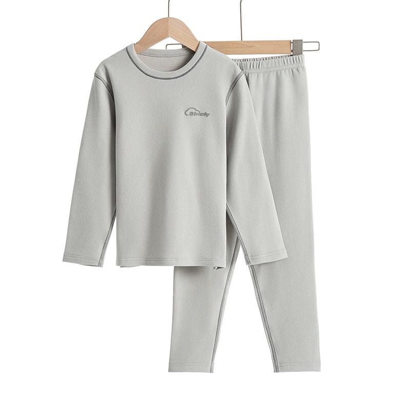 Atmungsaktives antibakterielles Kaschmir-Unterwäscheset für Kinder für den Herbst