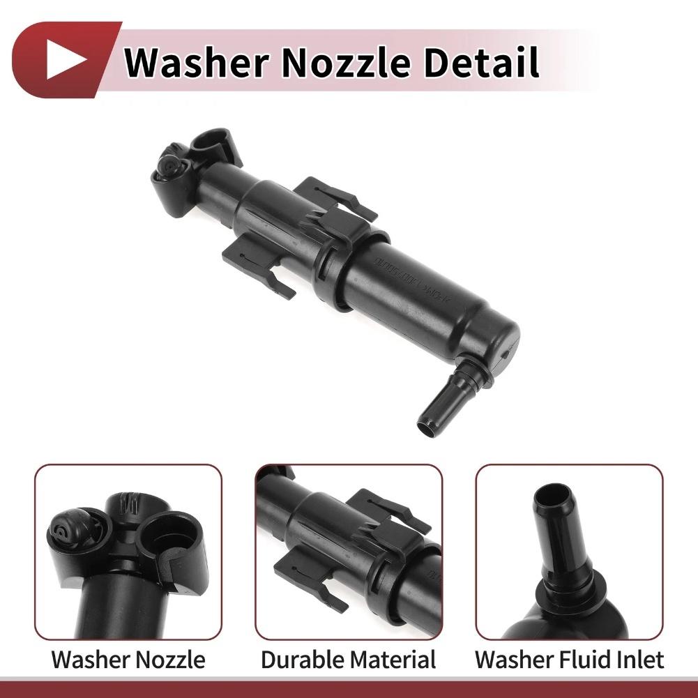 Accessory Front Driver Side Headlight Washer Left Side Mount Front Left Position For Headlight Washer Replacement
