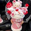 Valentine's Day Cat Plush Bouquet for Girlfriend, Bestie, or Kids' Birthday.