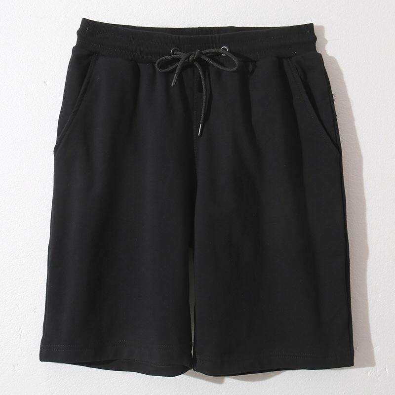 Heavy Terry Pure Cotton Sports Shorts Men's Summer Loose Basketball Five-point Casual Pants Summer Basic Loose Fit Shorts Men Streetwear Short Pants