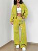 Splicing Autumn and Winter New European and American Fashion Sense Women's Clothing Floral Printing Suit Women