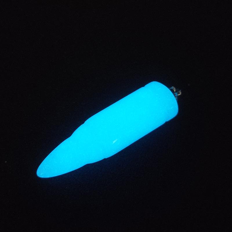 Colier cu pandantiv glonț Lup din Piatră Luminoasă - Fluorit Bijuterii pentru Bărbați