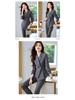 Women's Professional Suit Set: Spring/Autumn Blazer for Elegant Workplace & Interviews