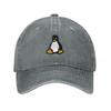 linux tux deUnisexted Baseball Cap hard hat Golf Wear New Hat hats on offer Baseball Unisex Womens
