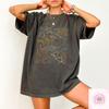 T-shirt Grafica Estiva Donna 2026 Shark Boho Cotone Traspirante Manica Corta Streetwear Oversize Larga Casual