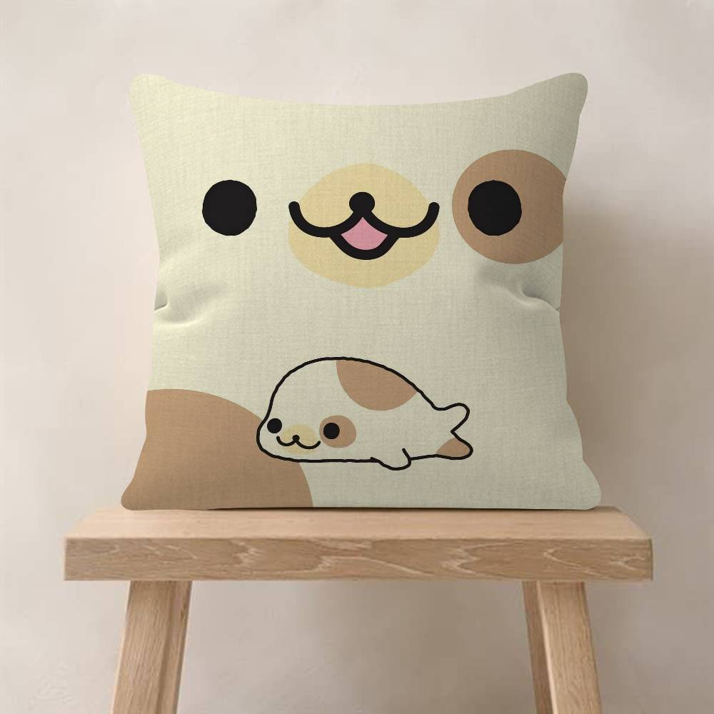 Kawaii Cartoon Mamegoma Anime Personalized Pillow Dust Cover Bedroom Kids Party Decoration Pillowcase Birthday Children Gift
