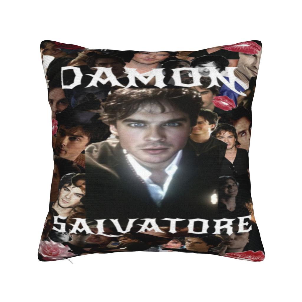 Damon Salvatore Druck Kissenbezug Kissenhülle Kissenbezüge Warme Heimdekoration Mit Reißverschluss Mehrere Größen