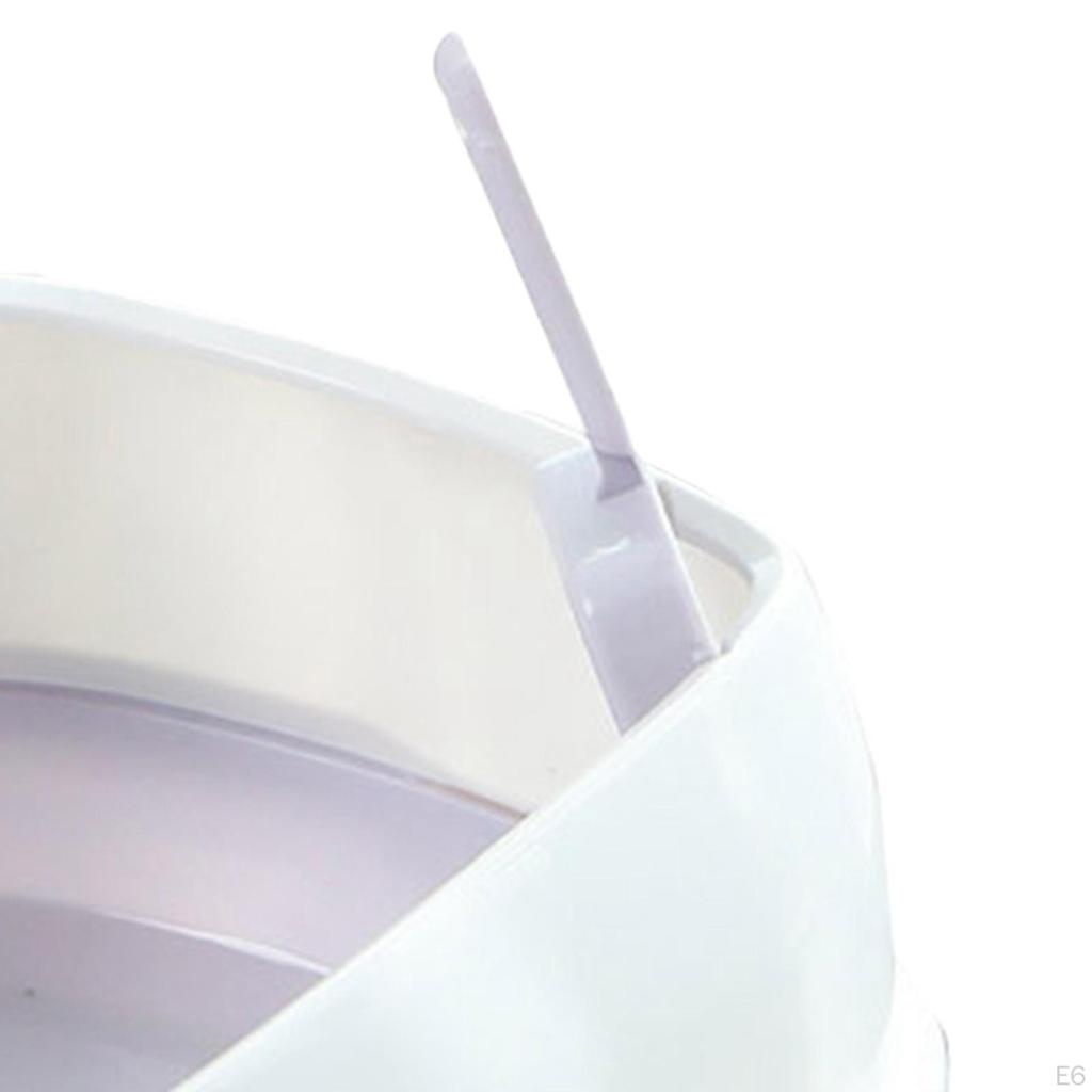 Cat Toilet Removable Large Semi-enclosed Litter Tray with for Cats