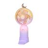 Handheld Small Fan Portable Lanyard  Desktop Student USB Charging Fan