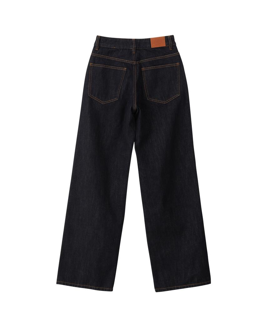 SALON DE YOHN Loose Fit Denim Pants_ Raw