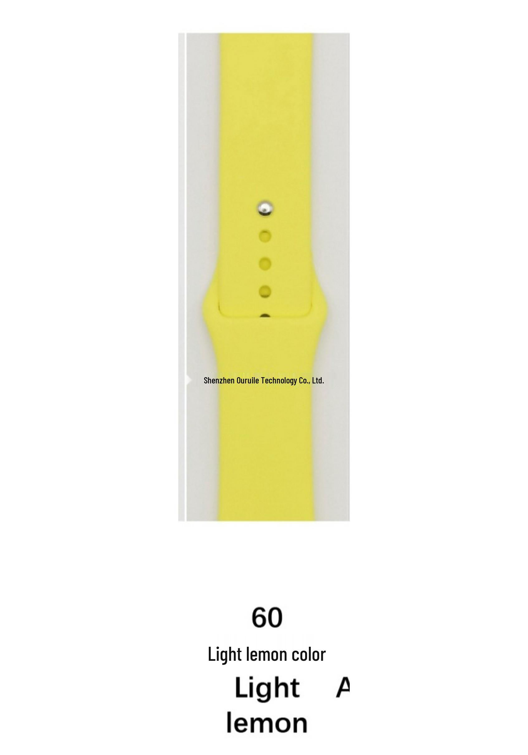 

Apple Watch SE 10 Solid Color Sport Silicone Strap 42/44/45/46/49MM (L size)