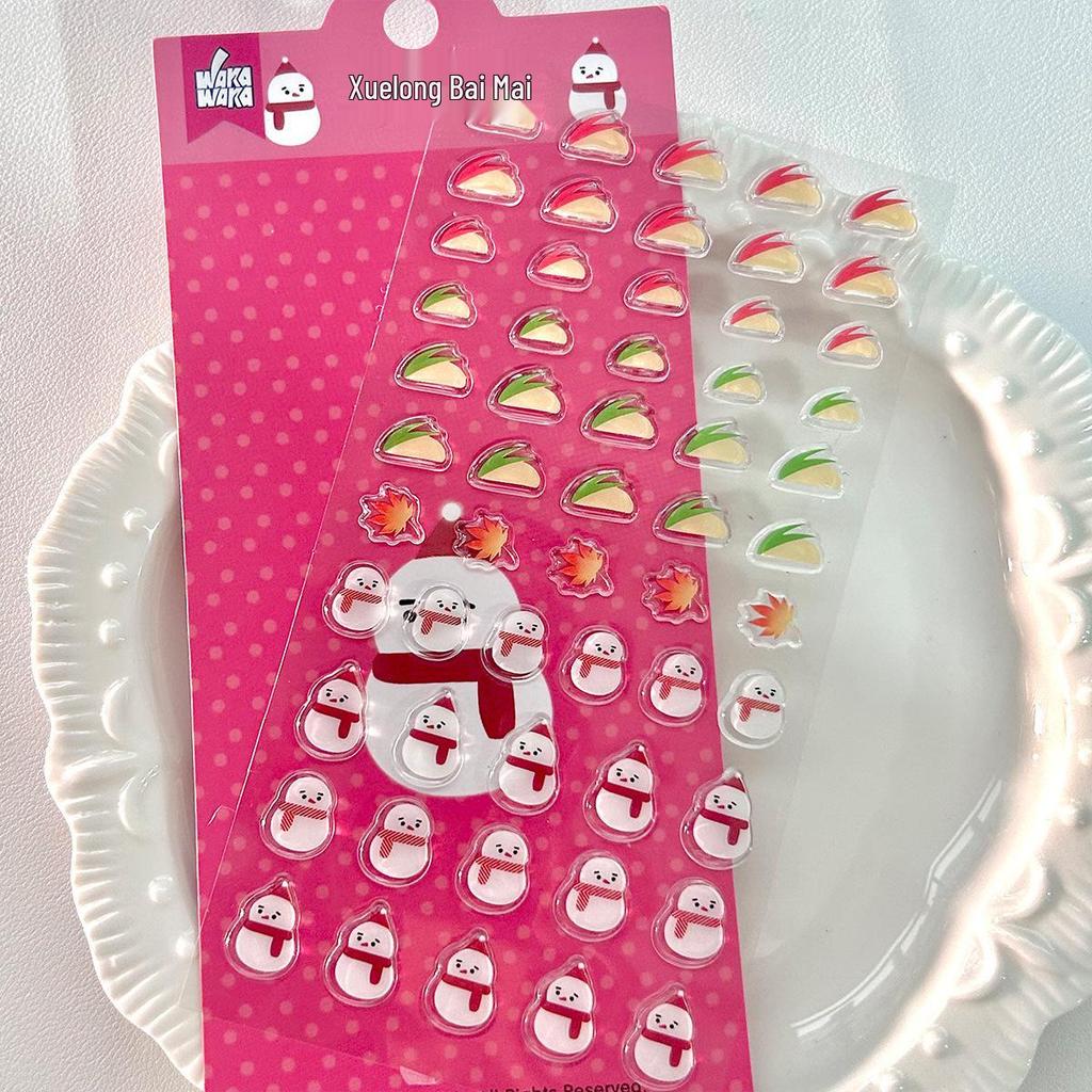 3D Droplet Gel Stickers for Journals & Phone Cases