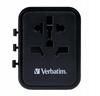 Adapter podróżny Verbatim UTA-01 globalny 2xUSB 12W