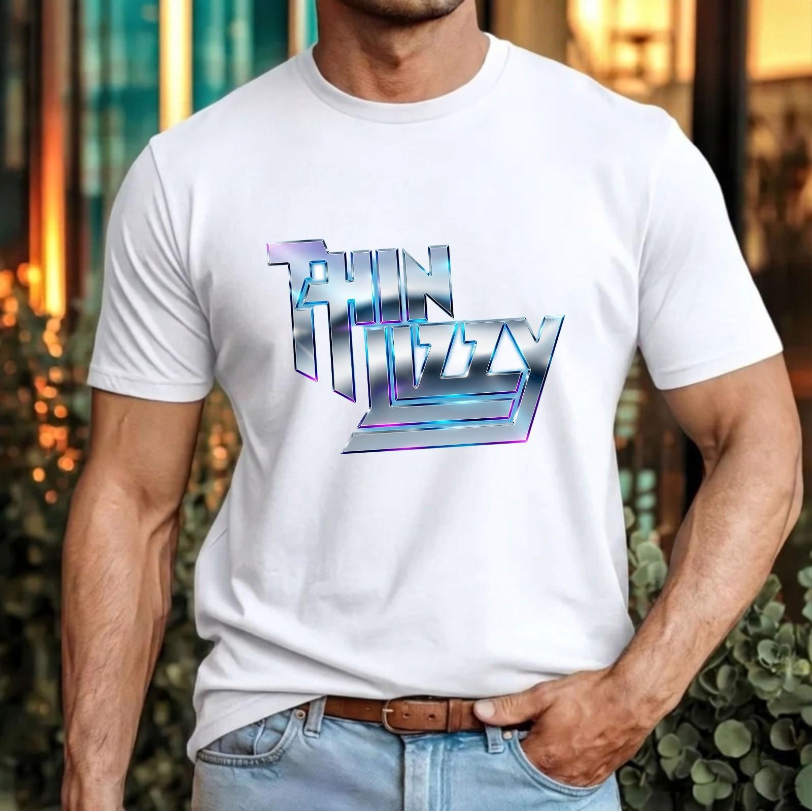 Thin Lizzy UK Tour 2026 T-Shirt 80s Retro Rock Band Music Concert Fan Gift Top S разноцветный
