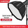 Ambitful QS65 90cm Octagonal Softbox with Bowens Mount for Film and TV Lighting