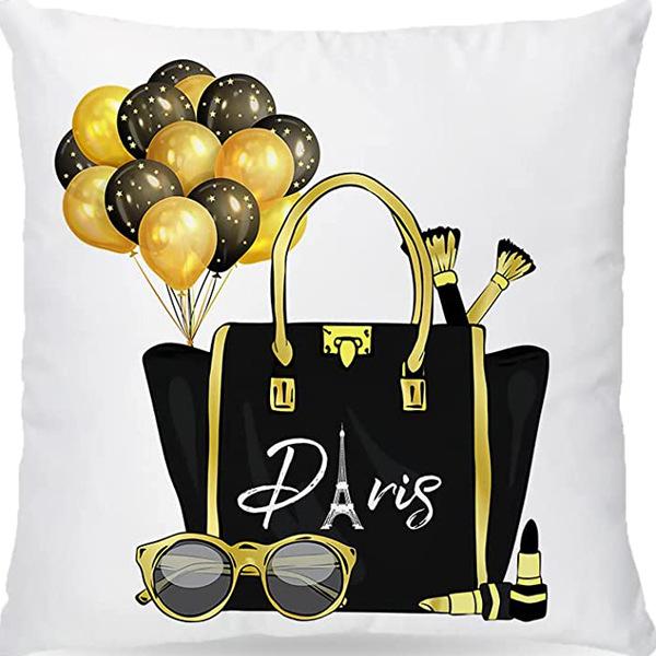 Perfume Bottle Pillow Cover Fashion Women'S Pet Home Sofa Car Ornament French Cushion Cover Premium Durable Quality