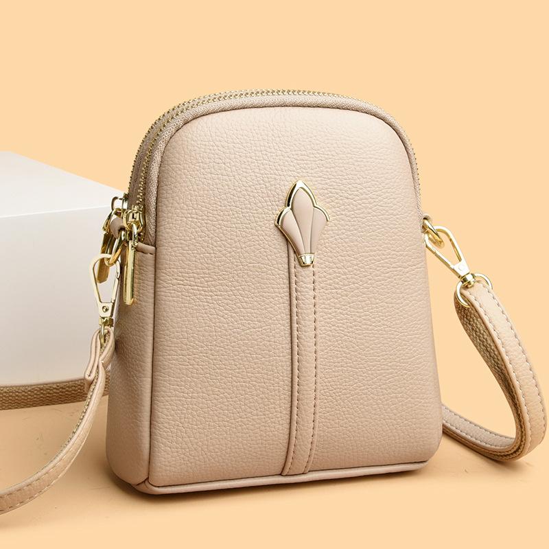 Kleine quadratische Tasche, einfache Umhängetasche, hochwertige und stilvolle Umhängetasche