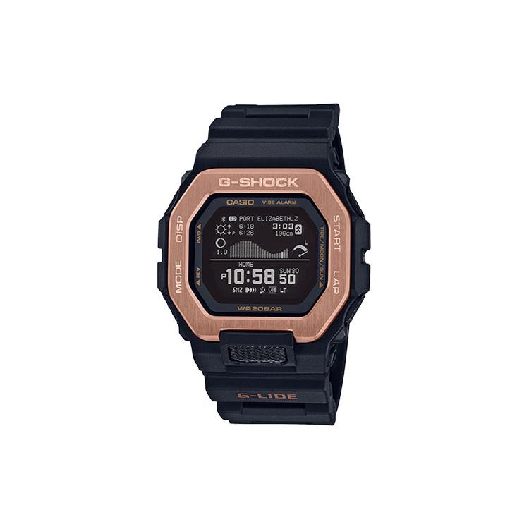 CASIO G SHOCK Quartz Movement Resin Strap Watch Men s Watches Black Dial GBX-100NS-4PR Black Dial