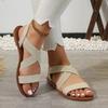 Fashion Summer new women's flat Roman sandals with non-slip rubber sole fashion women's shoes