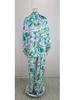 2026 Spring European & American Floral Print Long Sleeve Shirt and Loose Pants Fashion Set